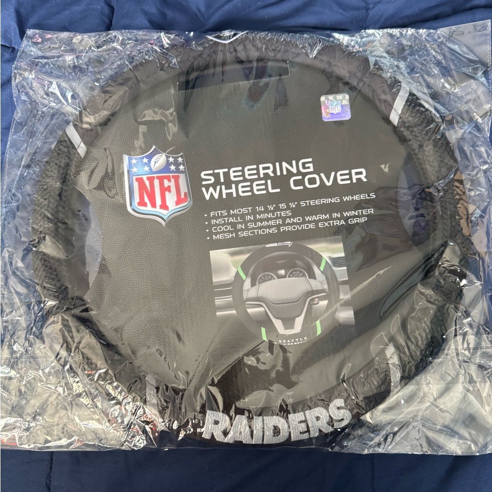 New Official LV Raiders Steering Wheel Cover - $35 (Firm)